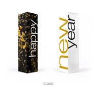 Champagnefles in designdoos Happy New Year
